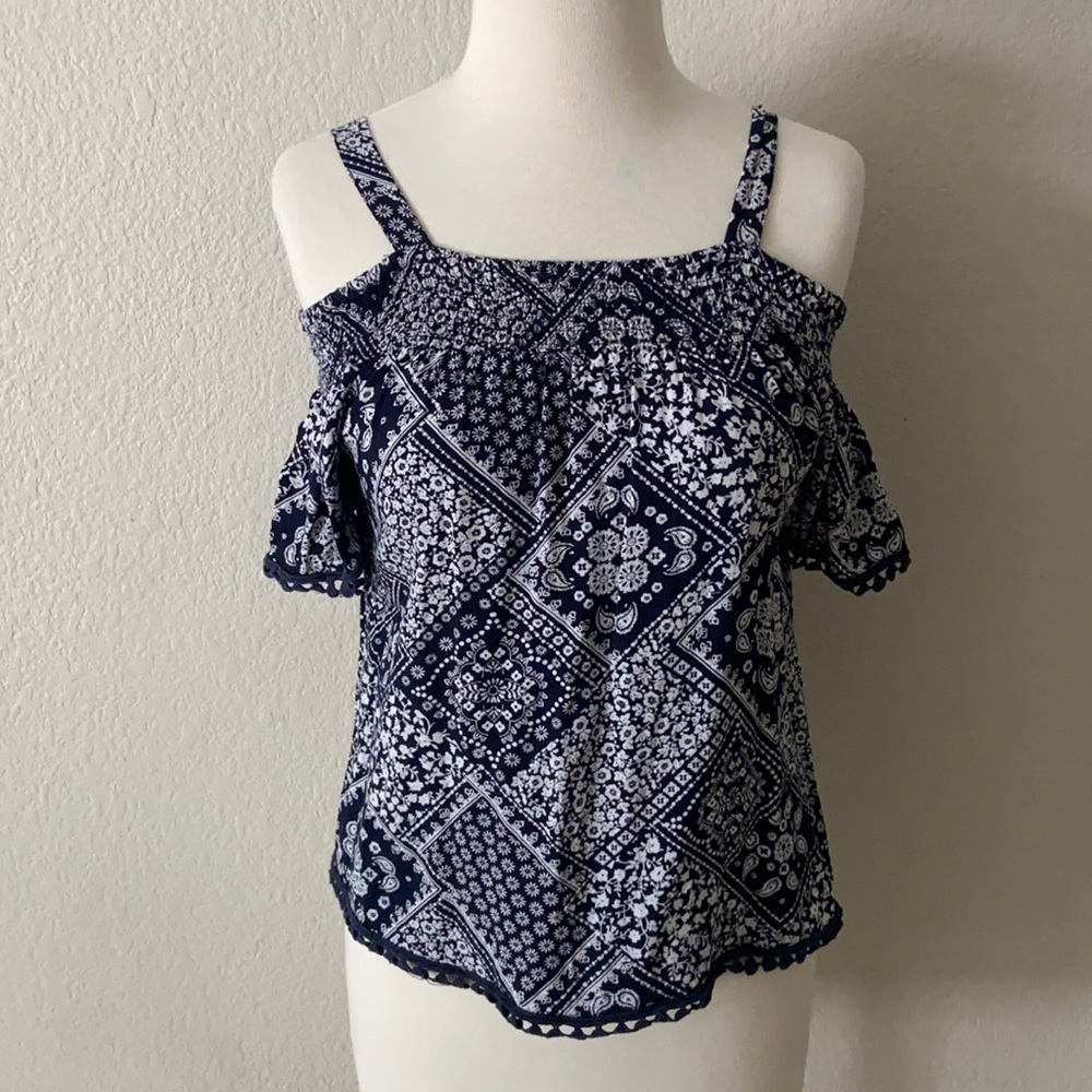 Zoe + Rose Band of Gypsies Off Shoulder Top